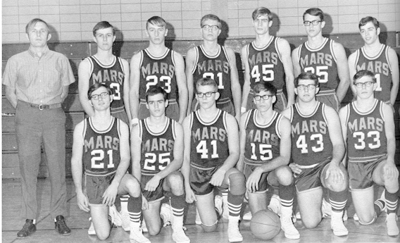 Mars High School 1968-69 Boy's Basketball Team