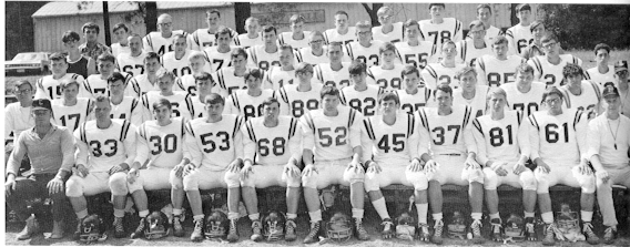 Mars High School 1968 Football team